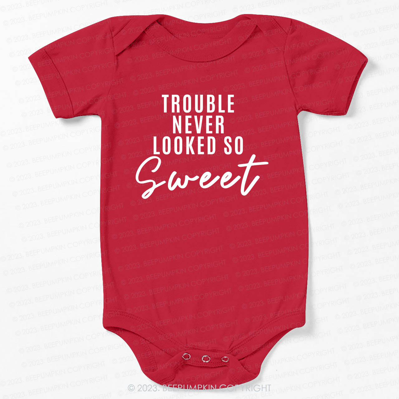 Trouble Maker Funny Bodysuit For Baby