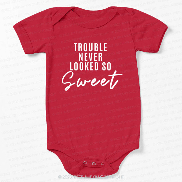Trouble Maker Funny Bodysuit For Baby