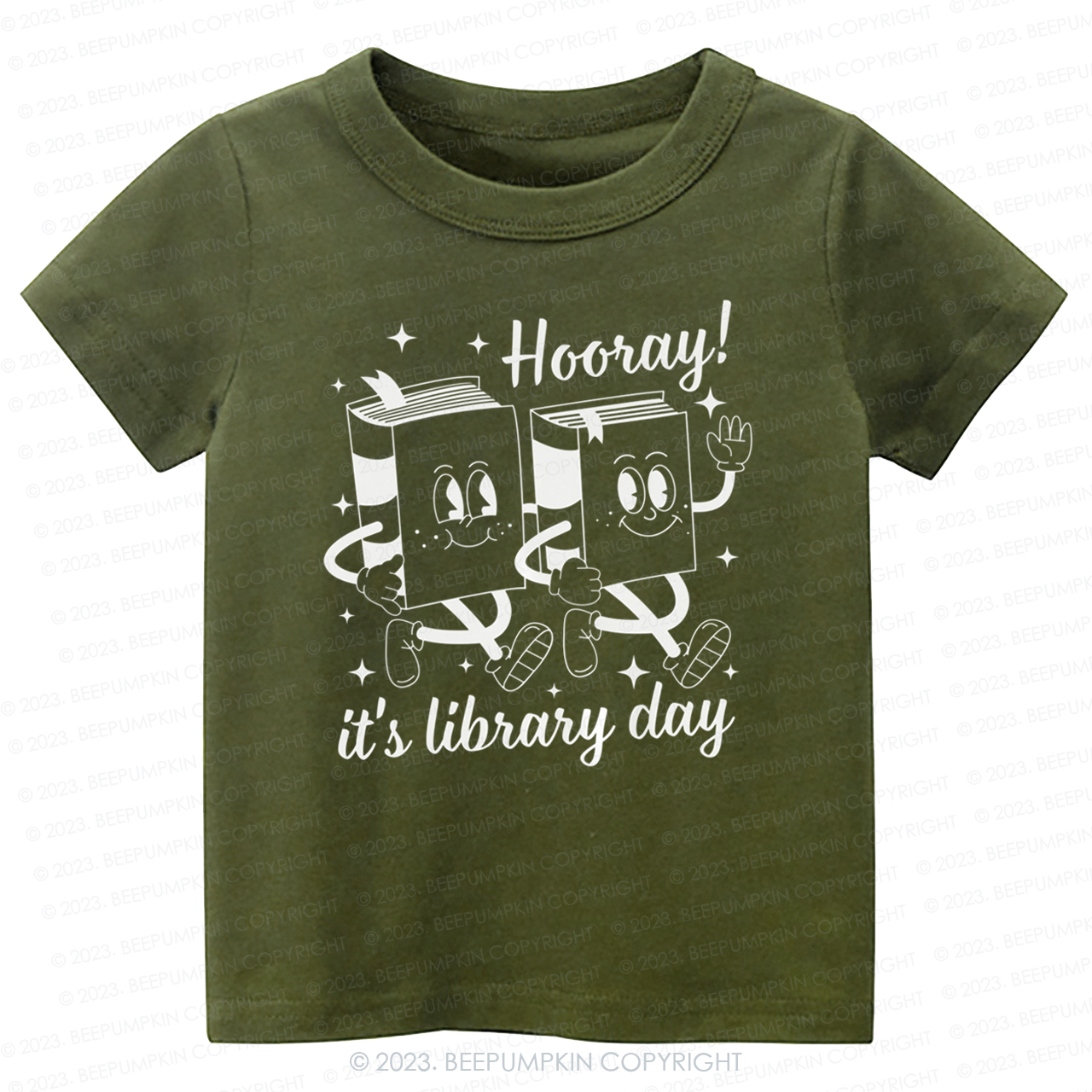 Hooray It's Library Kids Shirt