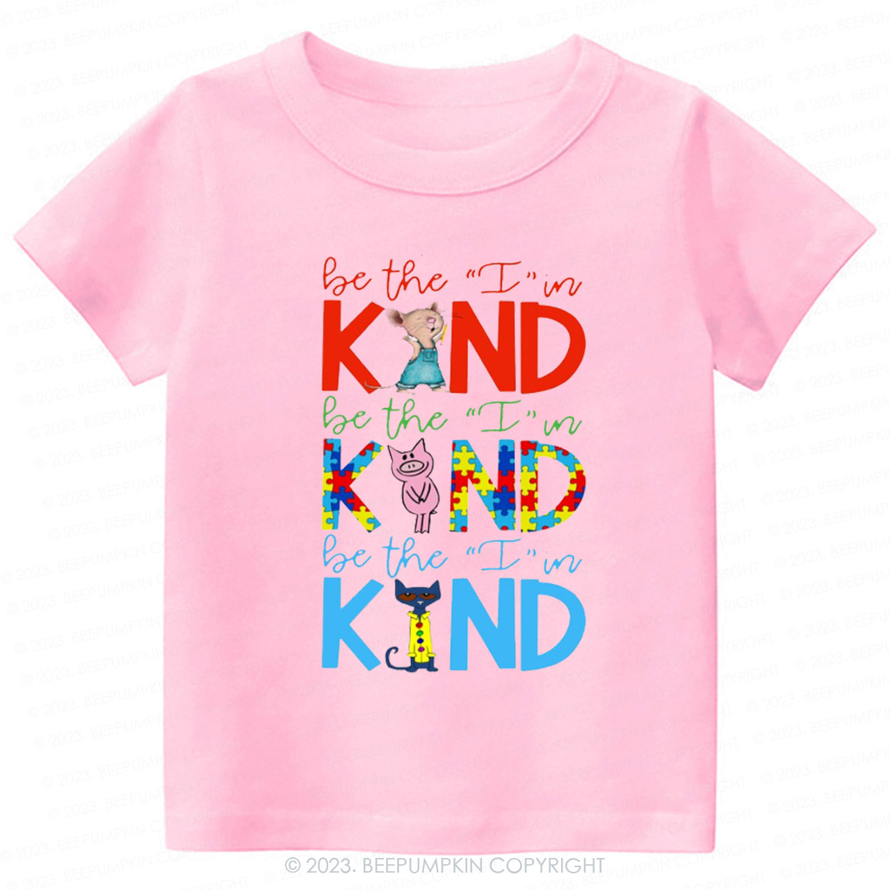 Book Characters Be The I In Kind Kids Shirt