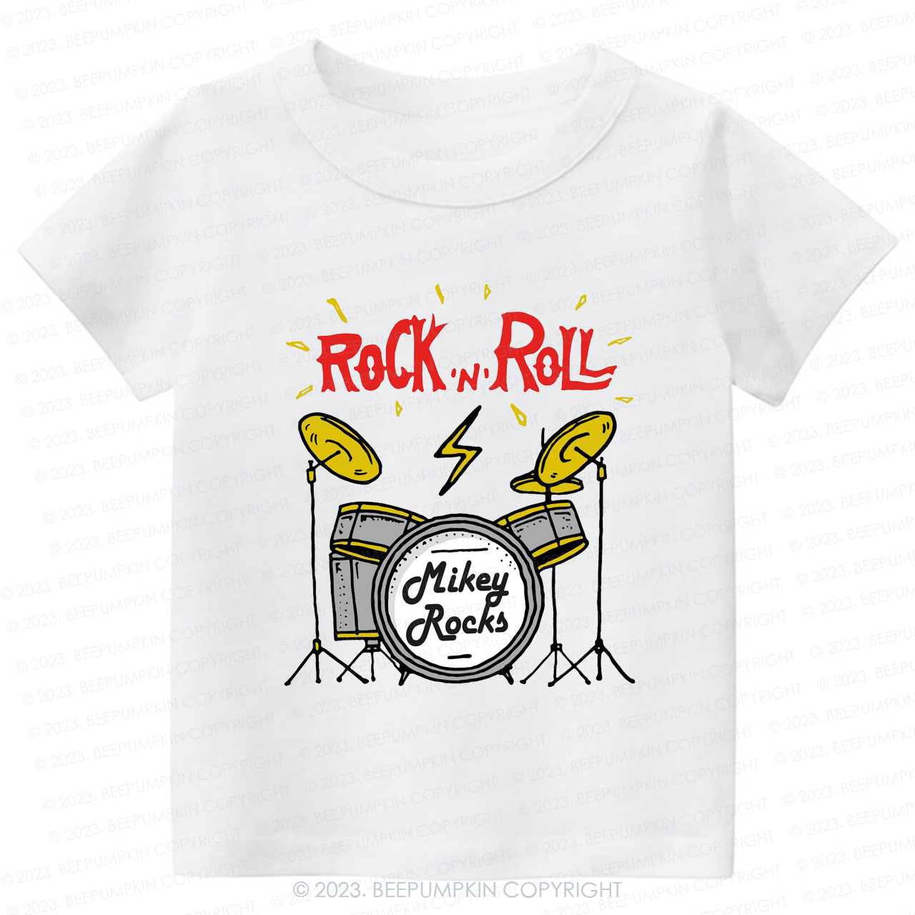 Rock 'n' Roll Future Music Rock Star Kids Shirt