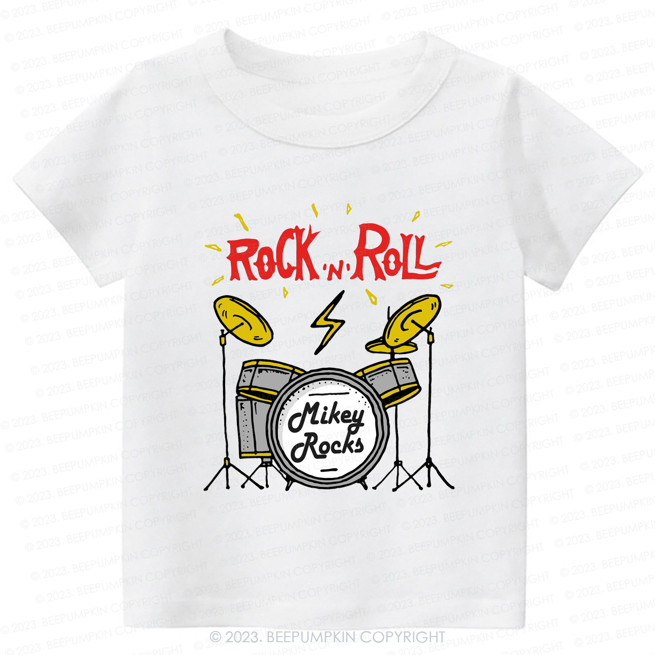 Rock 'n' Roll Future Music Rock Star Kids Shirt