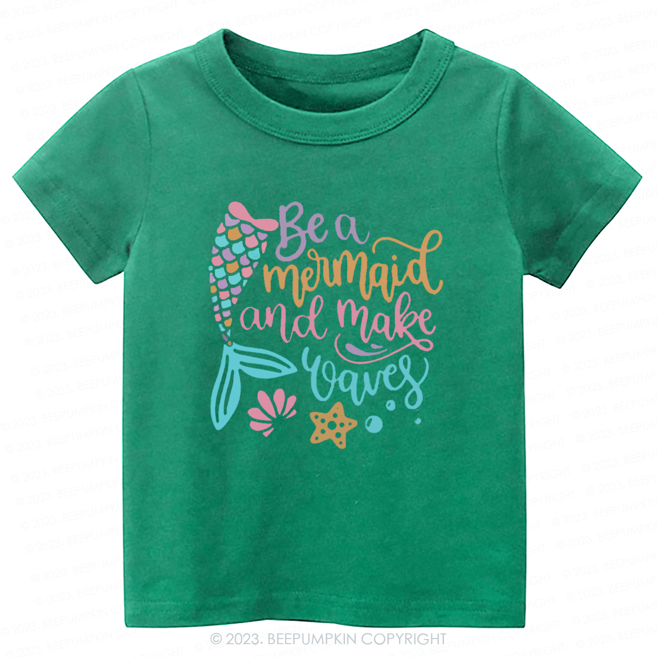 Be A Mermaid And Make Waves Kids Shirt