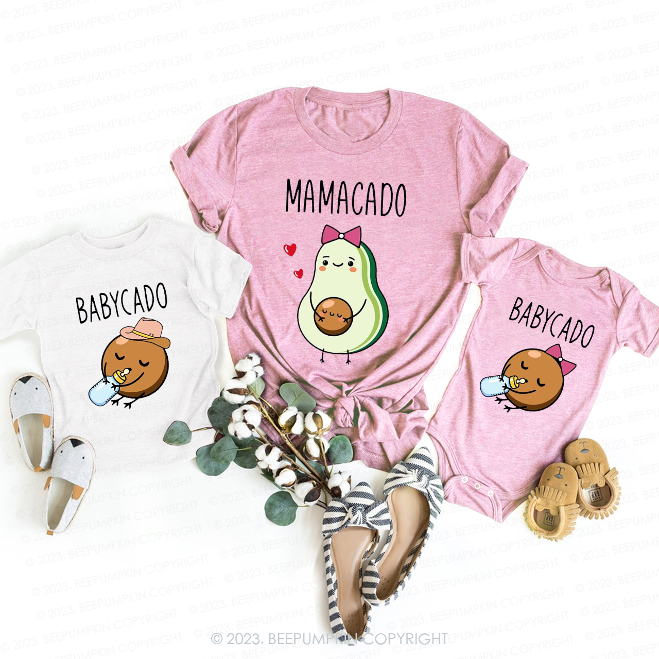Mamacado And Babycado T-Shirts For Mom&Me