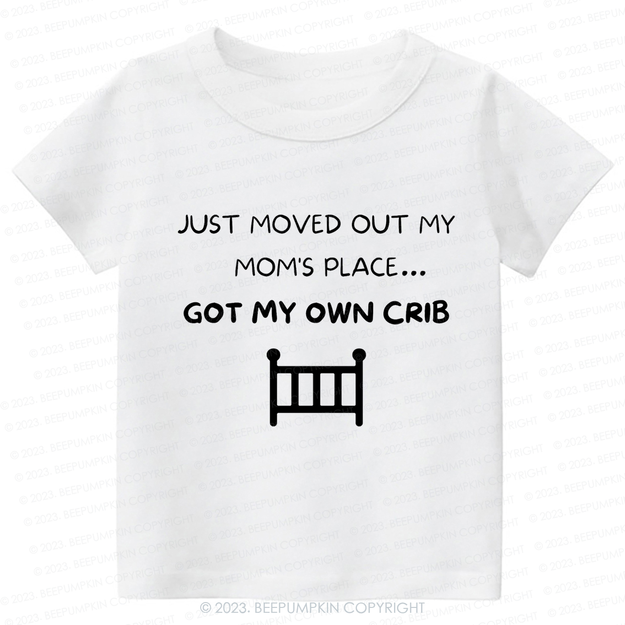 Just Moved Out My Moms  Kids Shirt