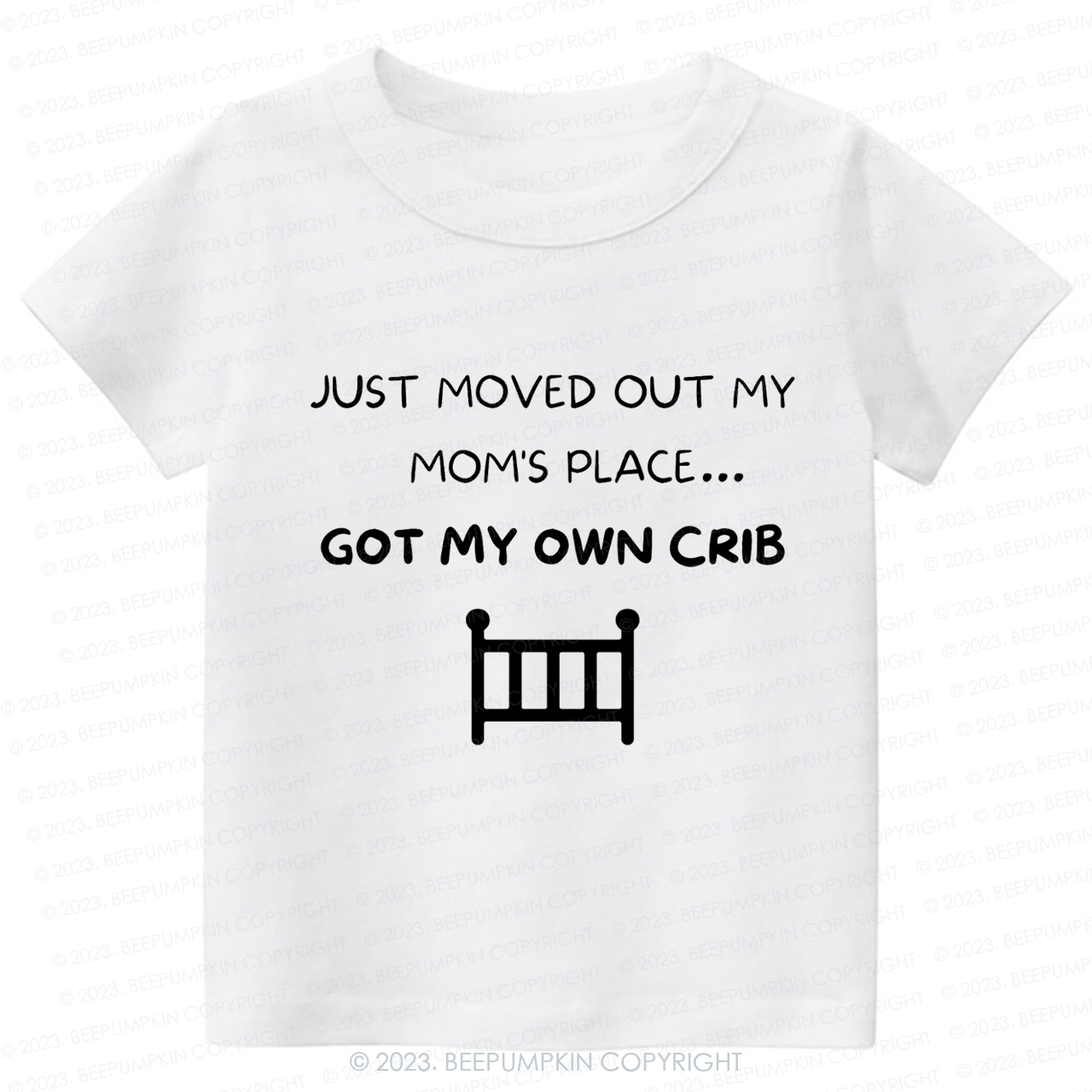 Just Moved Out My Moms  Kids Shirt