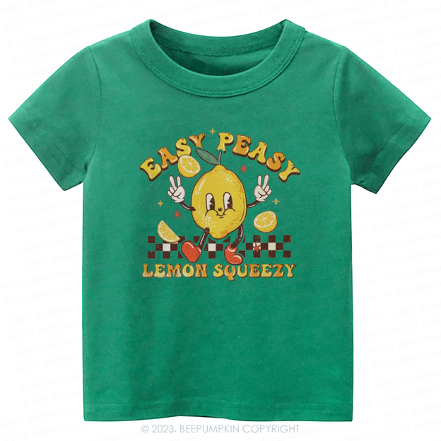 Easy Peasy Lemon Squeezy Kids Shirt