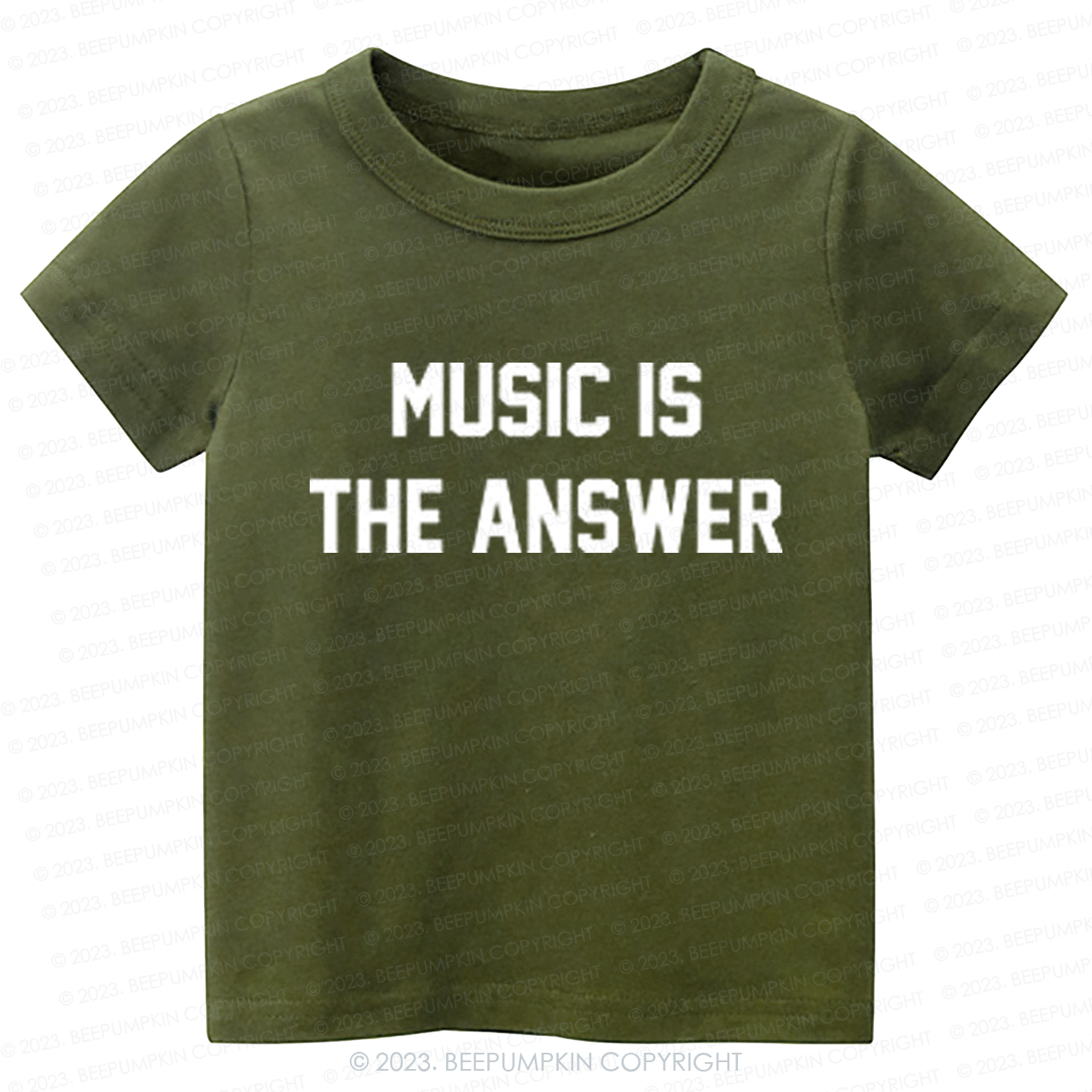 Music Is The Answer Kids Shirt