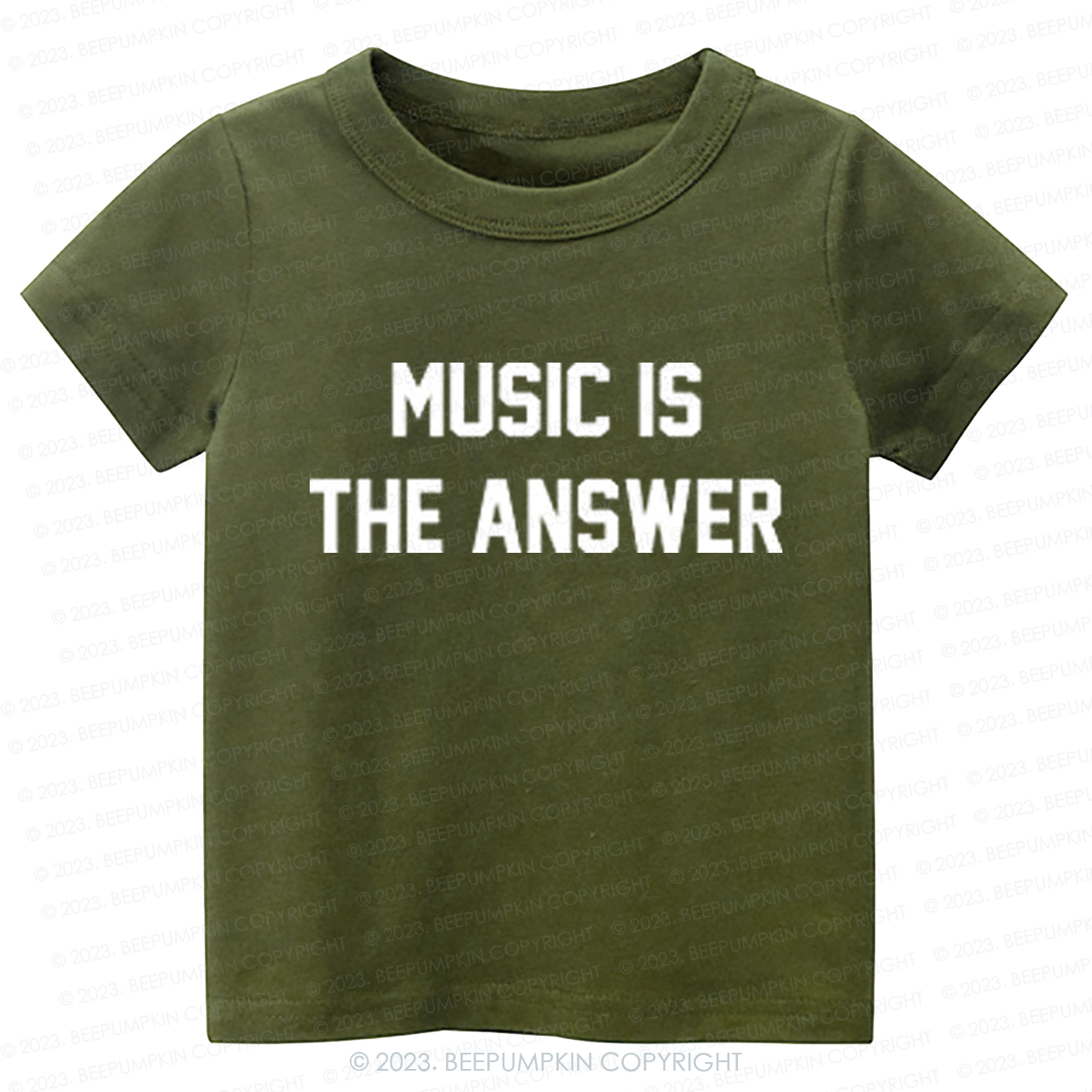 Music Is The Answer Kids Shirt