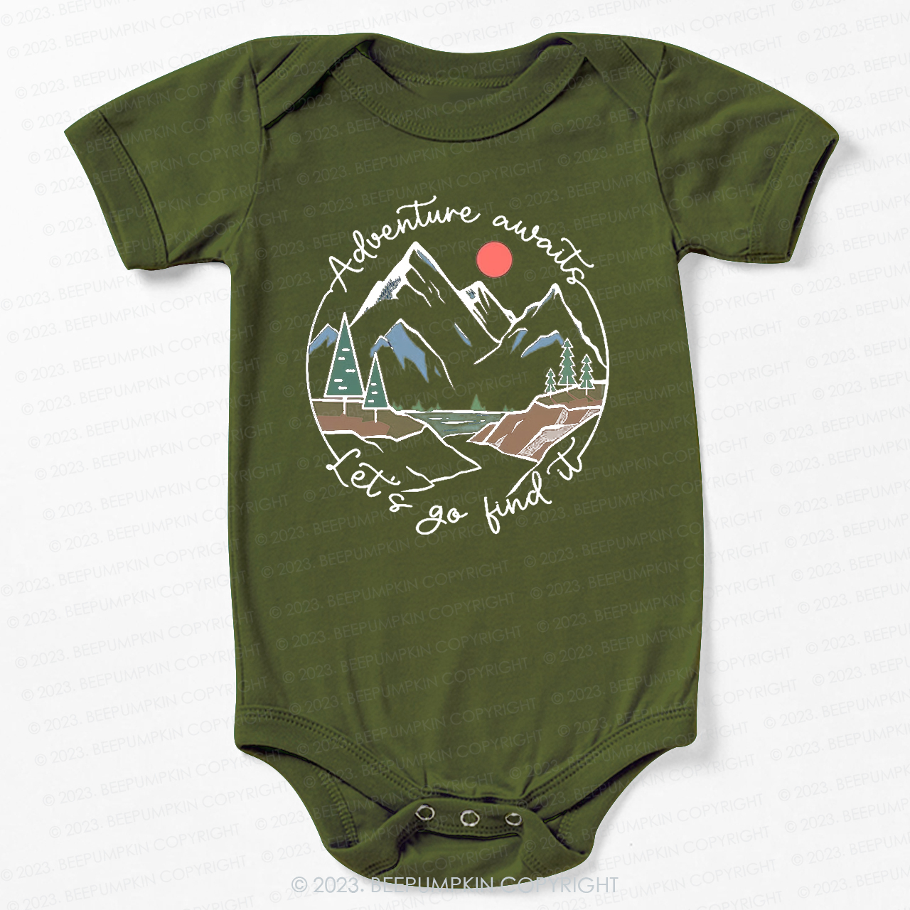 Adventure Awaits Let's Go Find It Bodysuit For Baby