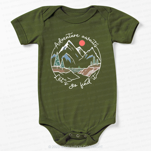 Adventure Awaits Let's Go Find It Bodysuit For Baby