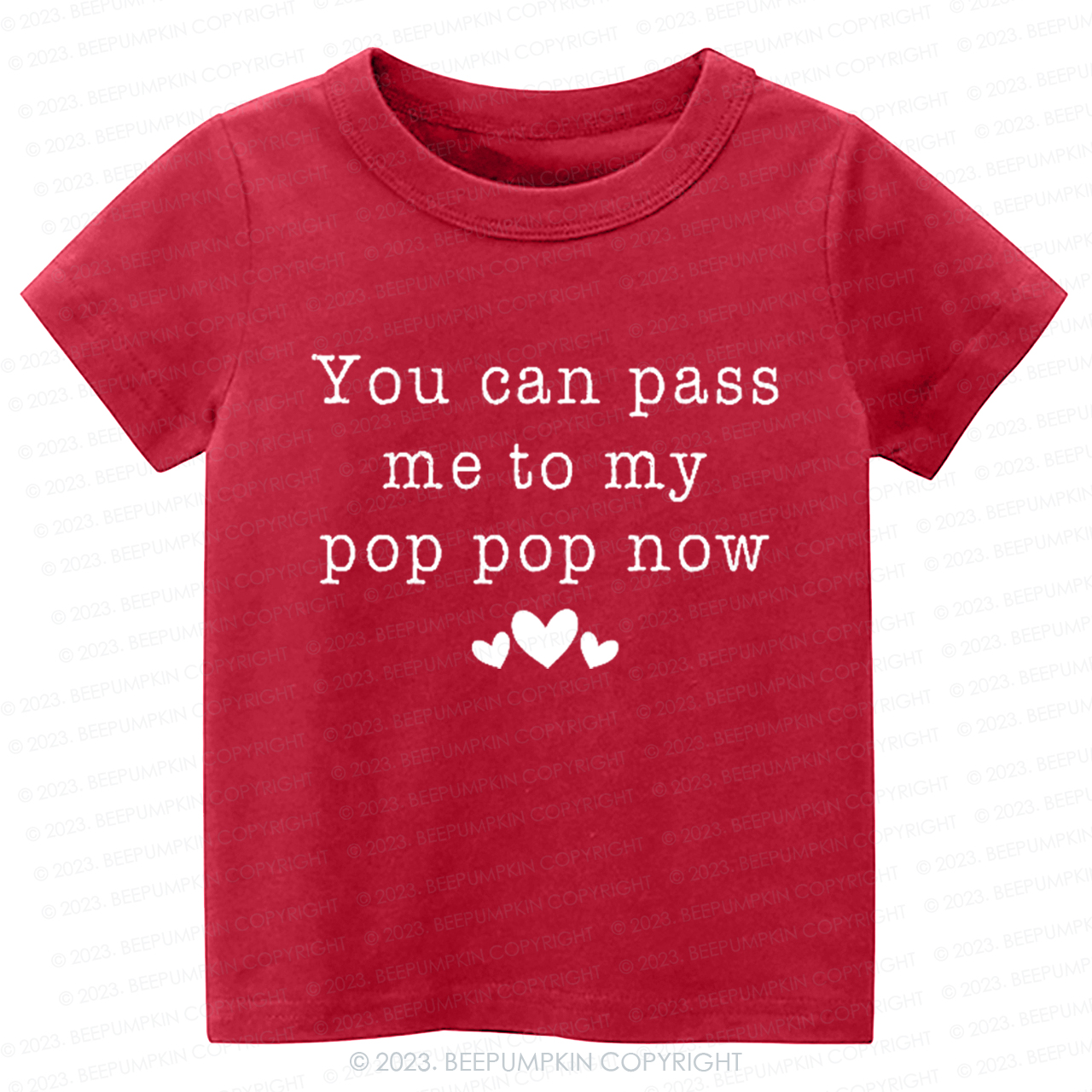 You Can Pass Me To My Pop Pop Kids Shirt