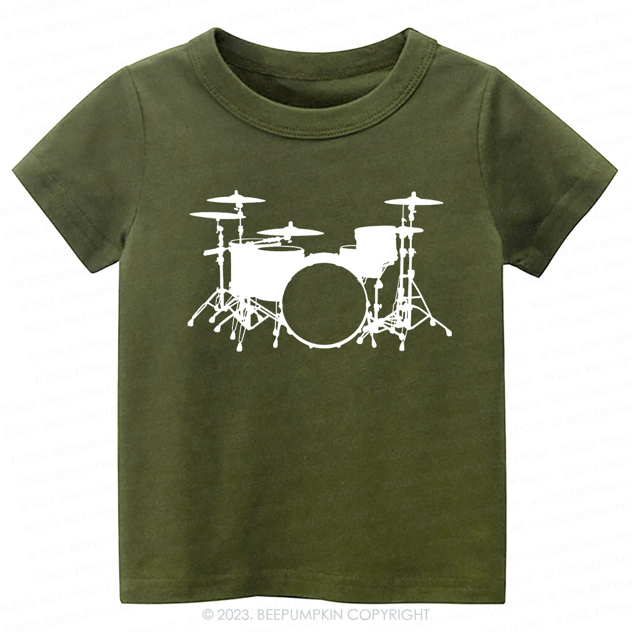Drumset Music Kids Shirt