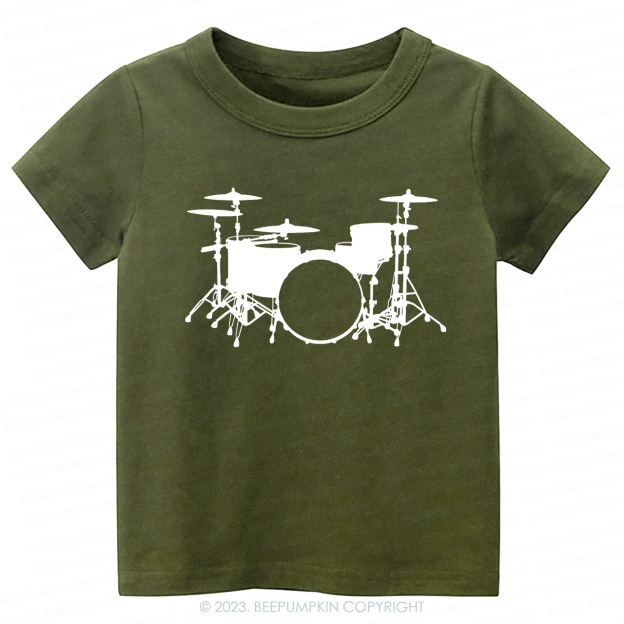 Drumset Music Kids Shirt