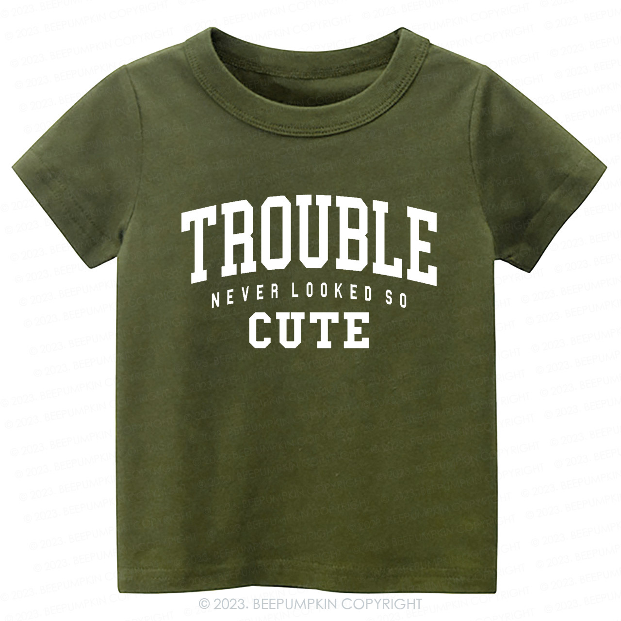 Trouble Never Looked So Cute Kids Shirt