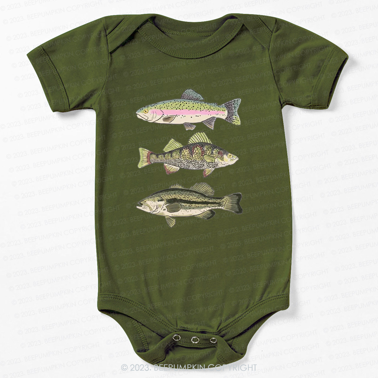 Summer Fishing Top Bodysuit For Baby