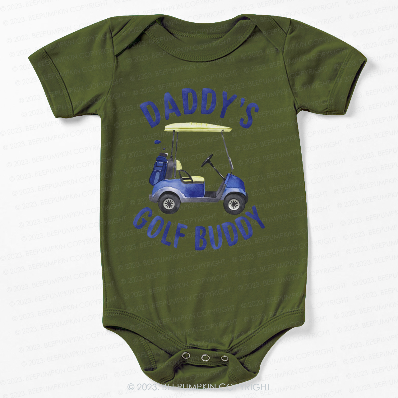 Daddy's Golf Buddy Bodysuit For Baby