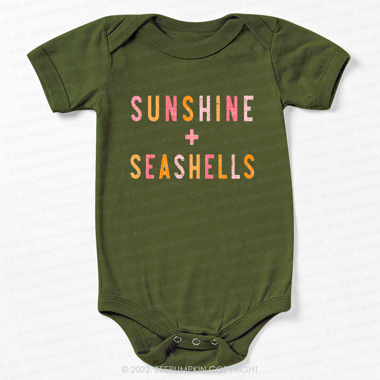 Sunshine And Seashells Bodysuit For Baby