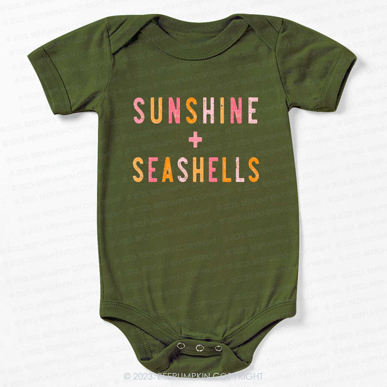 Sunshine And Seashells Bodysuit For Baby