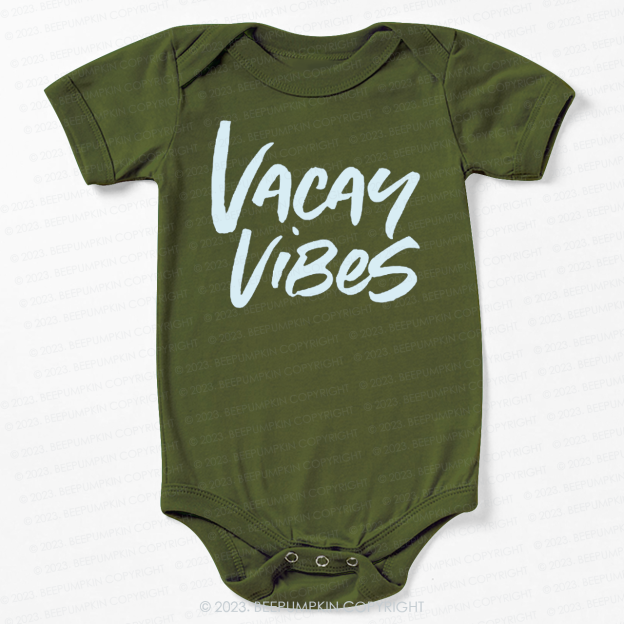 Vacay Vibes Neon Bodysuit For Baby