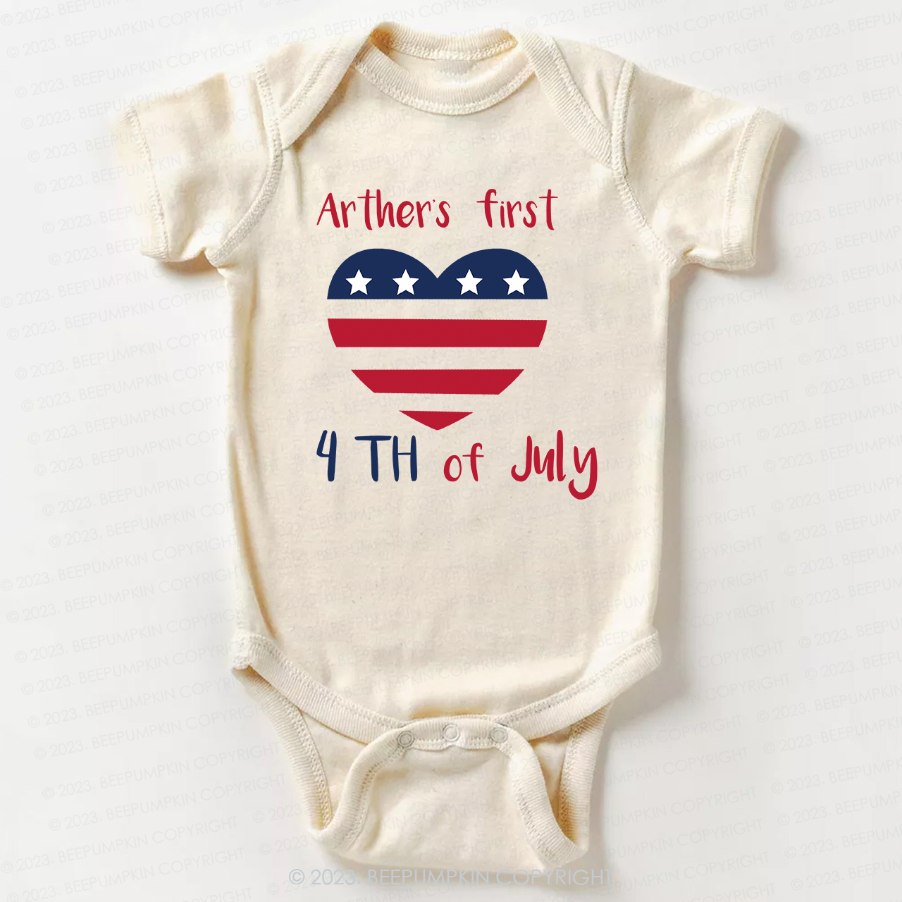Baby's First Independence Day Bodysuit For Baby