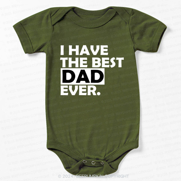 Best Dad Ever First Dad And Me Bodysuit For Baby 