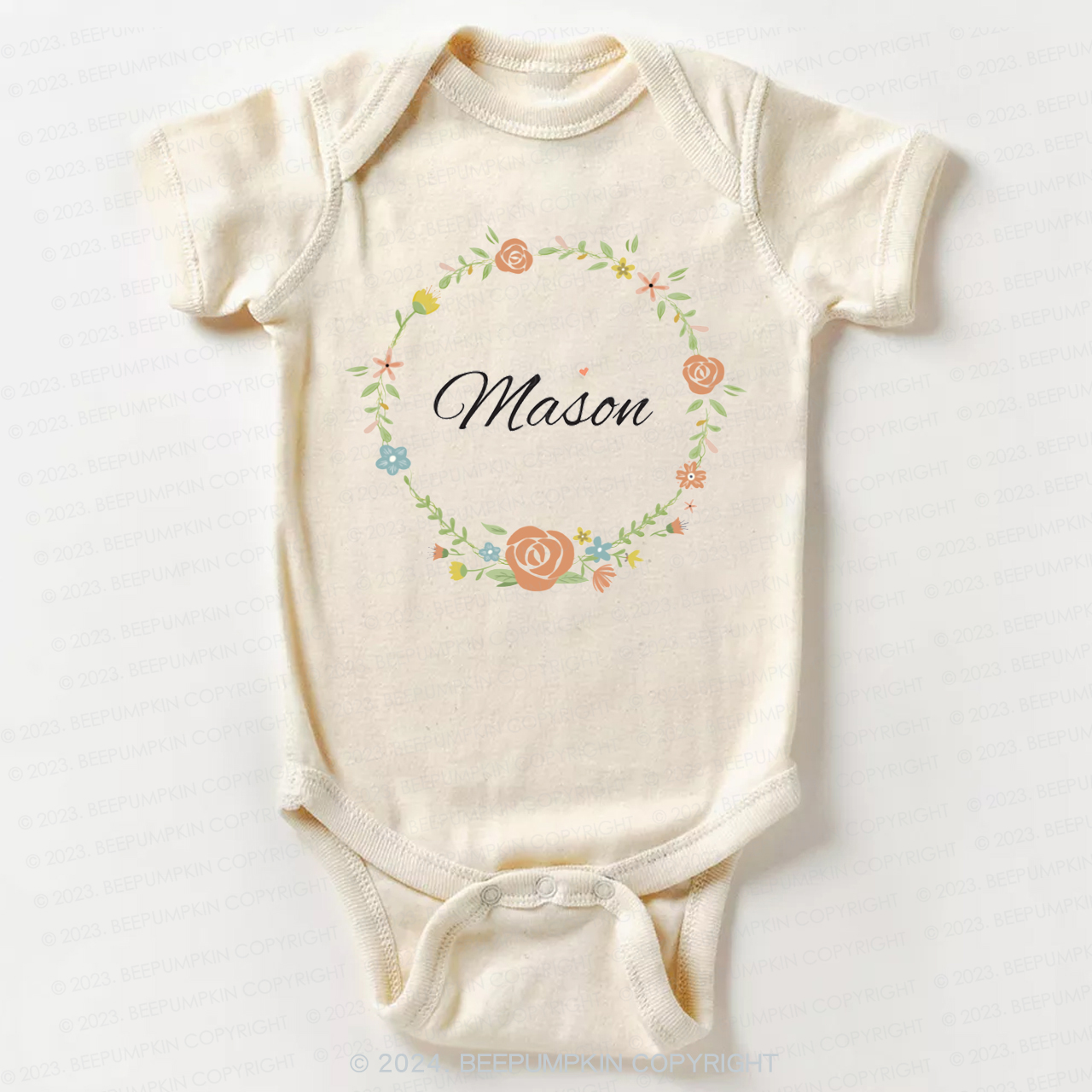 Garland Name Bodysuit For Baby 