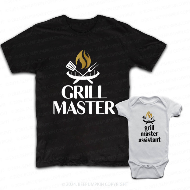 Grill Master Daddy And Me Matching Shirt