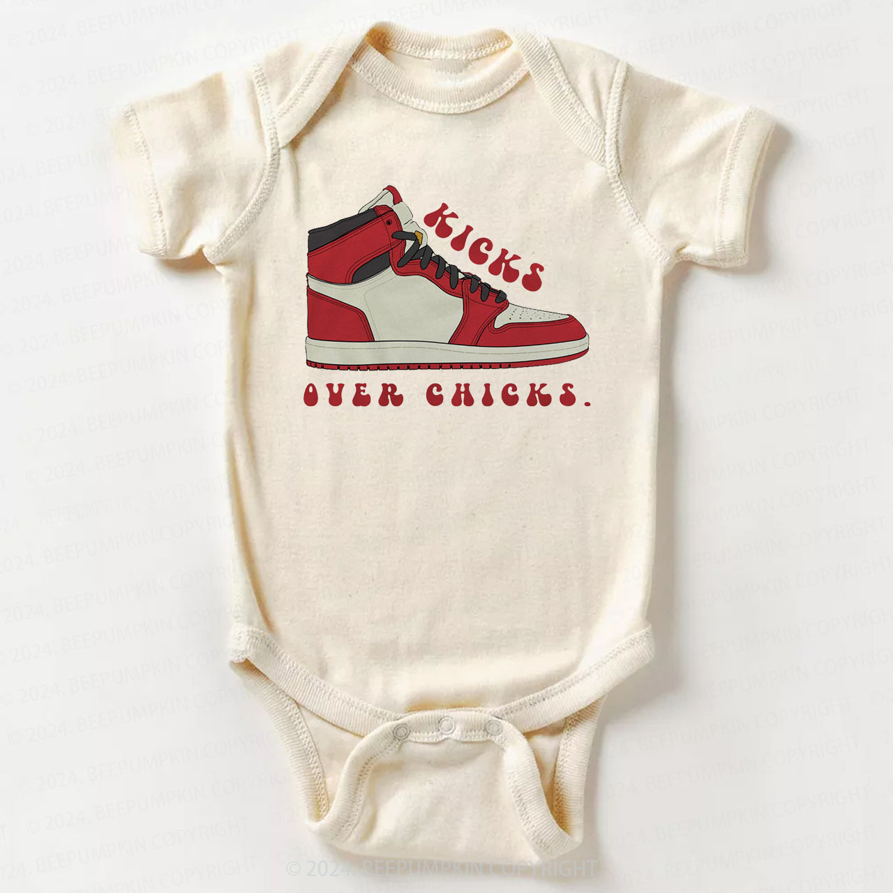 Kicks Over Chicks Bodysuit For Baby 7