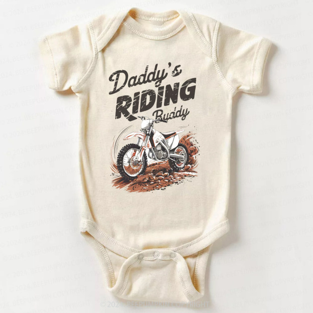 Retro Dirt Bike Bodysuit For Baby 7