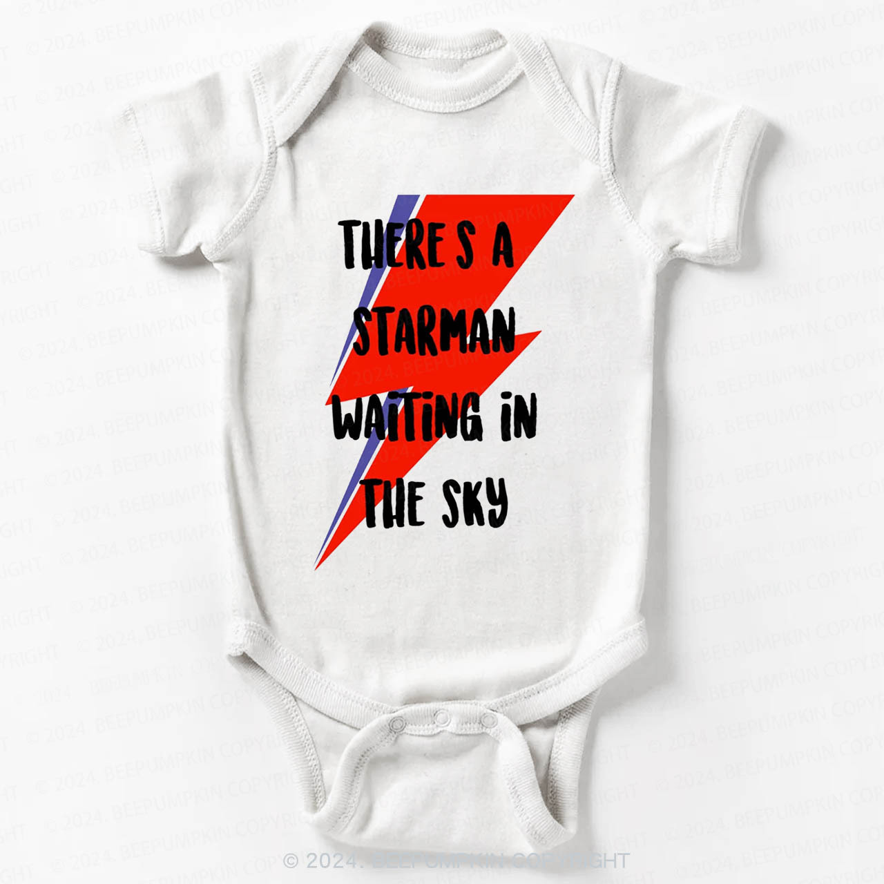 Red And Blue Lightning Bodysuit For Baby 8