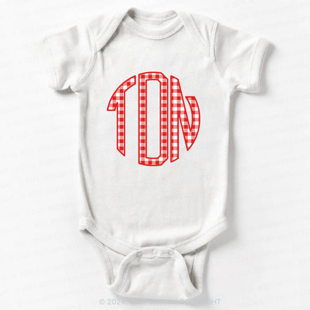 Personalized Monogrammed Bodysuit For Baby 