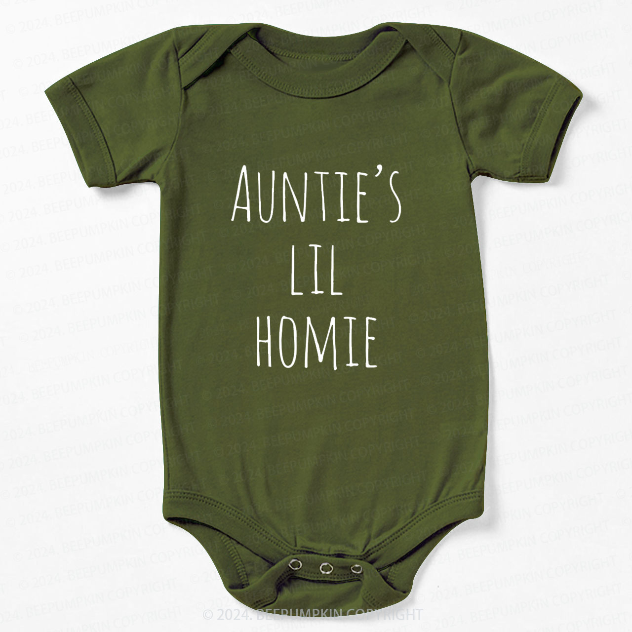 Auntie's Lil' Homie Bodysuit For Baby