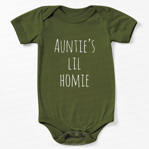Auntie's Lil' Homie Bodysuit For Baby