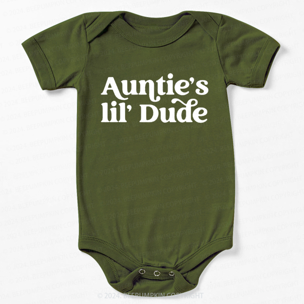 Auntie's Lil Dude Bodysuit For Baby