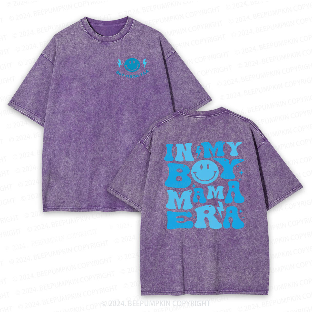 In My Boy Mama Era Mama Washed T-Shirts 