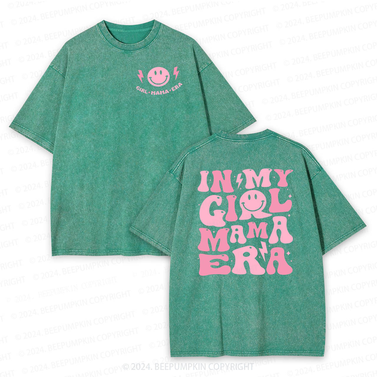 In My Girl Mama Era Mama Washed T-Shirts 