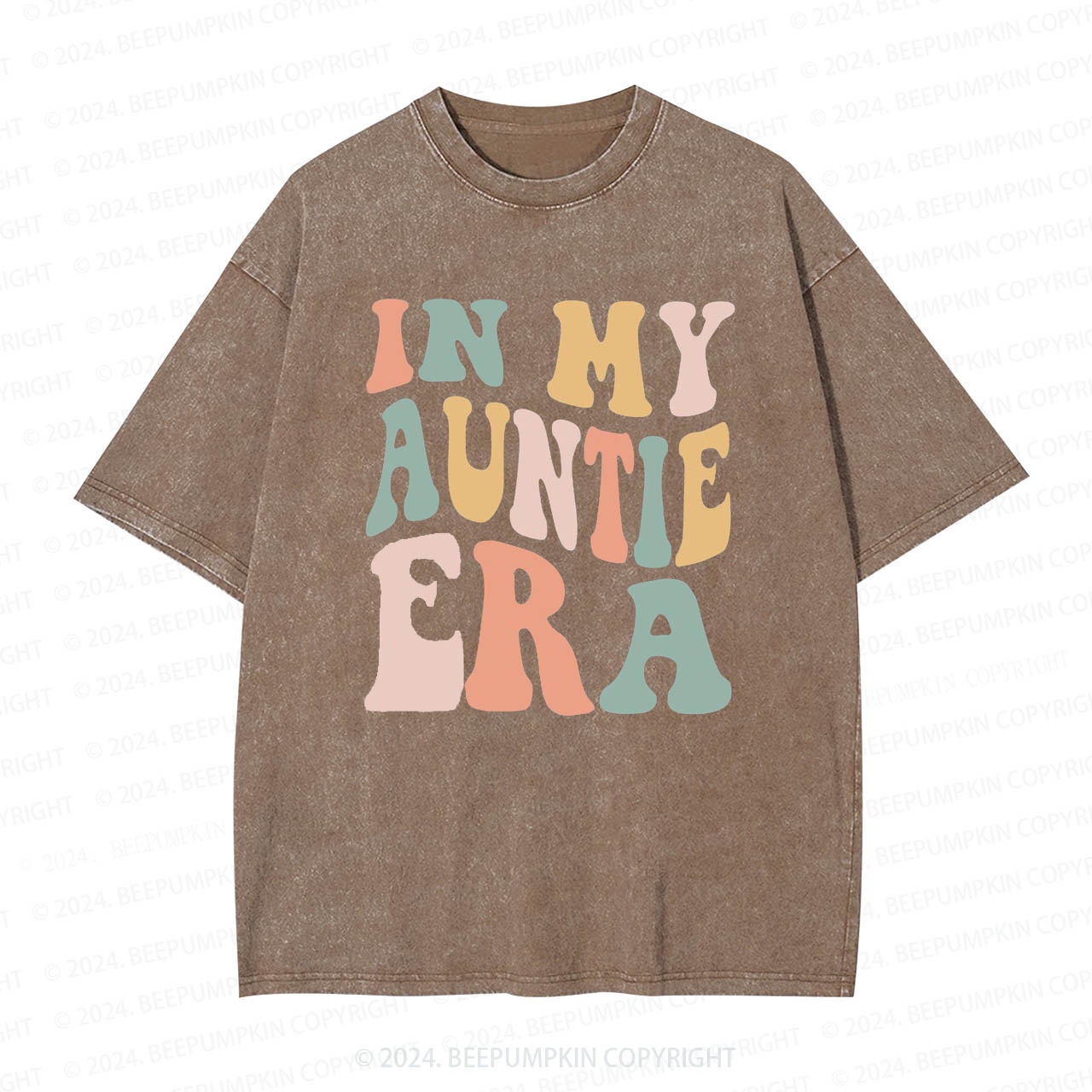 In My Auntie Era Aunt Washed Tees