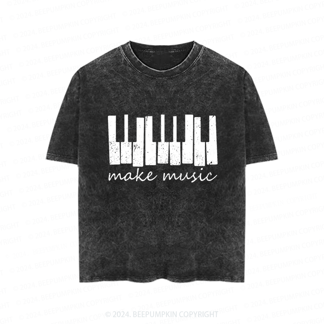 Make Music Toddler&Kids Washed Tees          