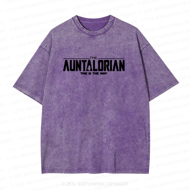 Cool Auntalorian Auntie Washed Tees