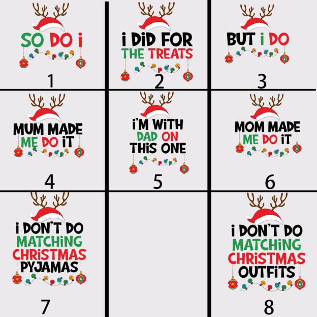 Personalized  But I do Funny Christmas Group Family Christmas Sweatshirt