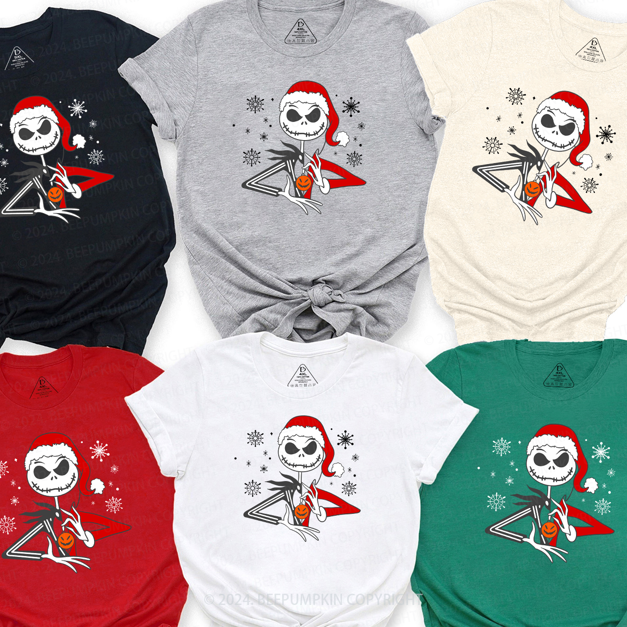Nightmare Before Christmas Family Matching T-Shirts