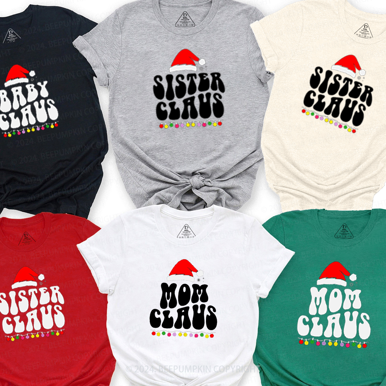 Family Christmas  Matching T-Shirts Beepumpkin