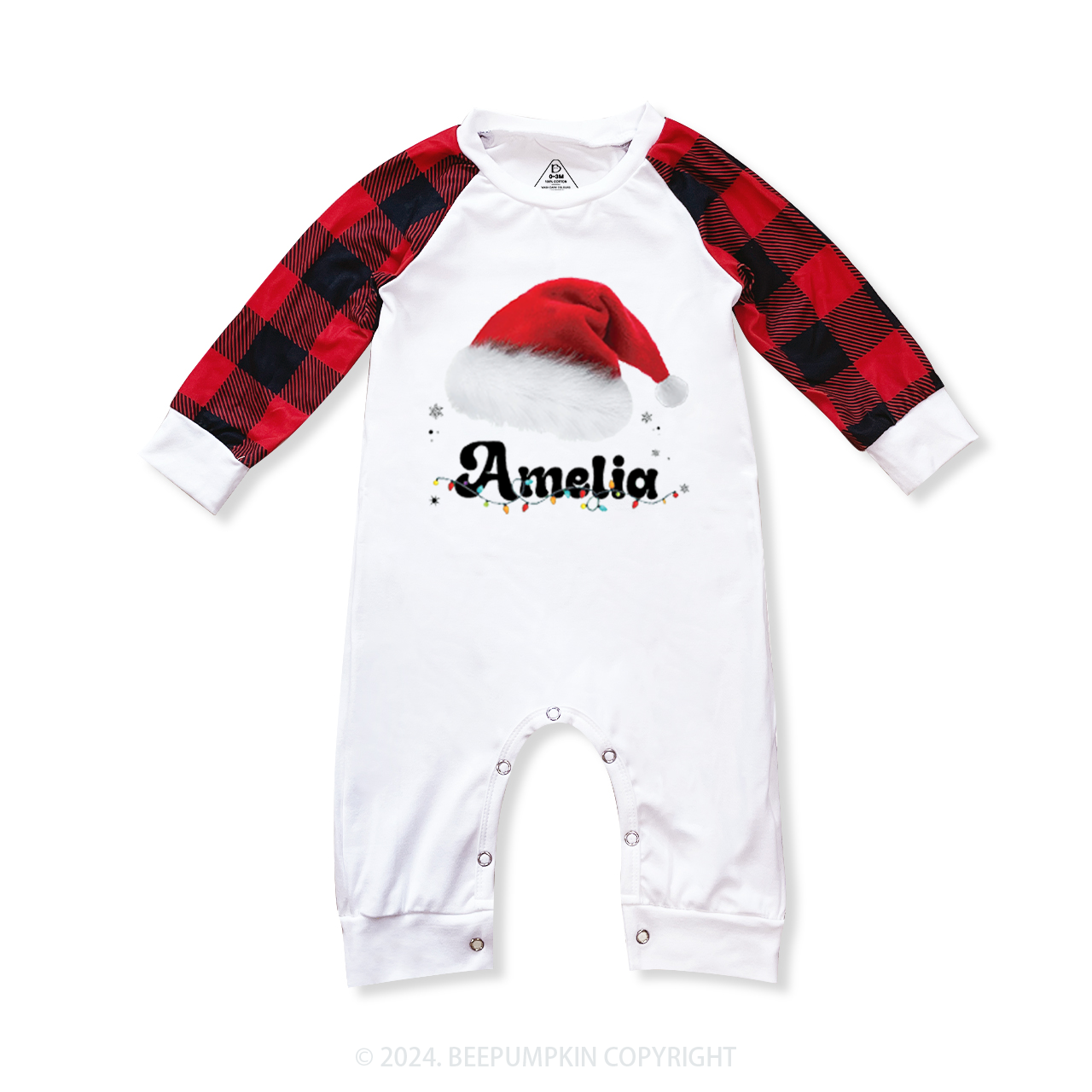 Christmas Hat Pajamas Beepumpkin