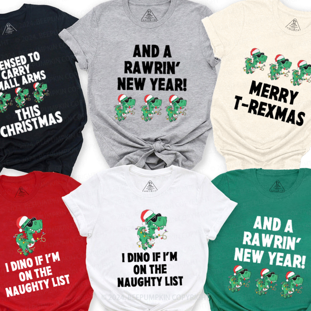 Christmas Family Matching T-Shirts Beepumpkin