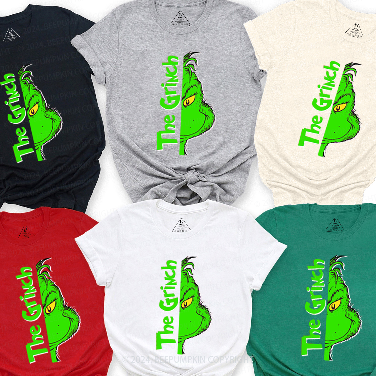 The Grinch Novelty Matching T-Shirts Beepumpkin
