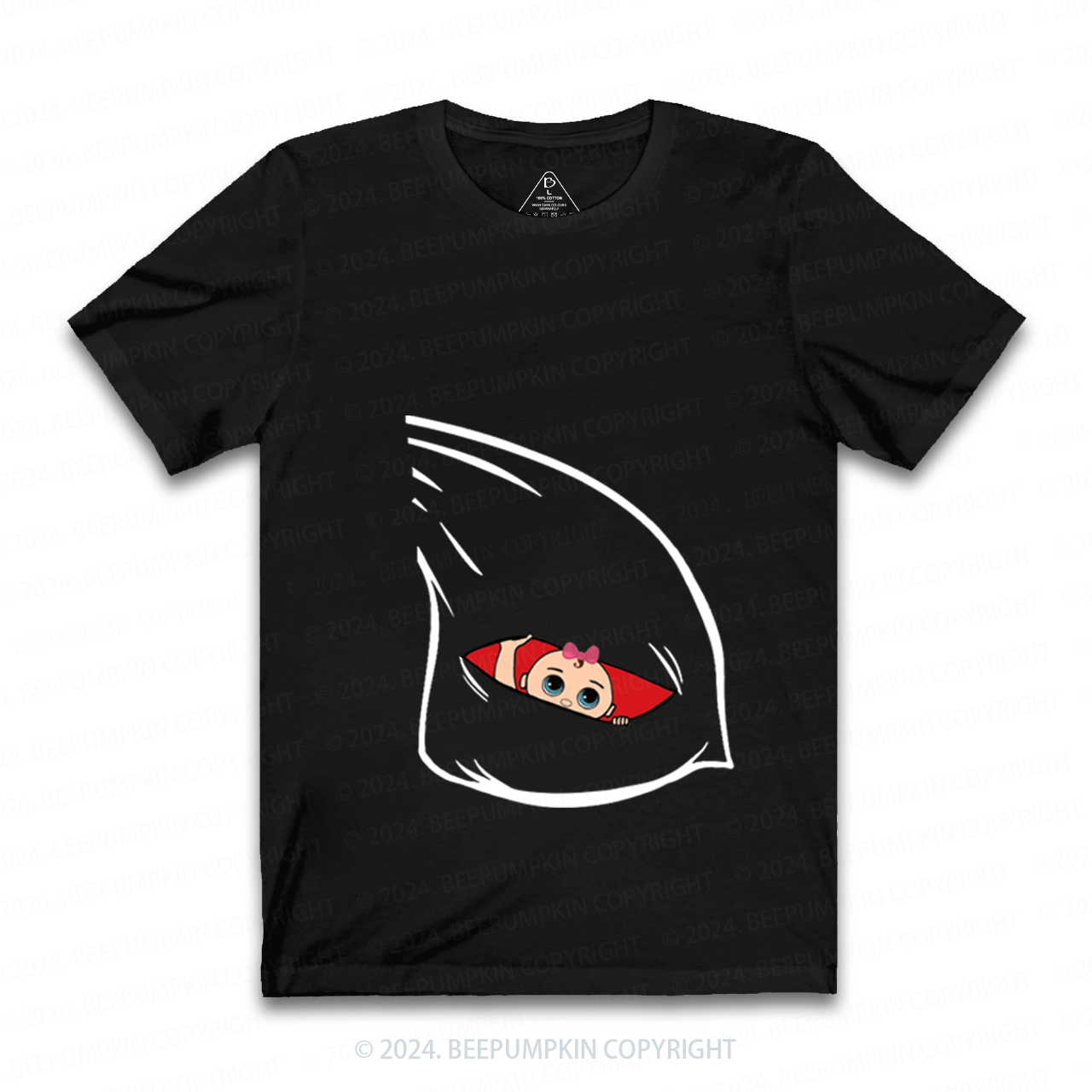 Santa Baby Couple Christmas Pregnancy T-Shirts Beepumpkin