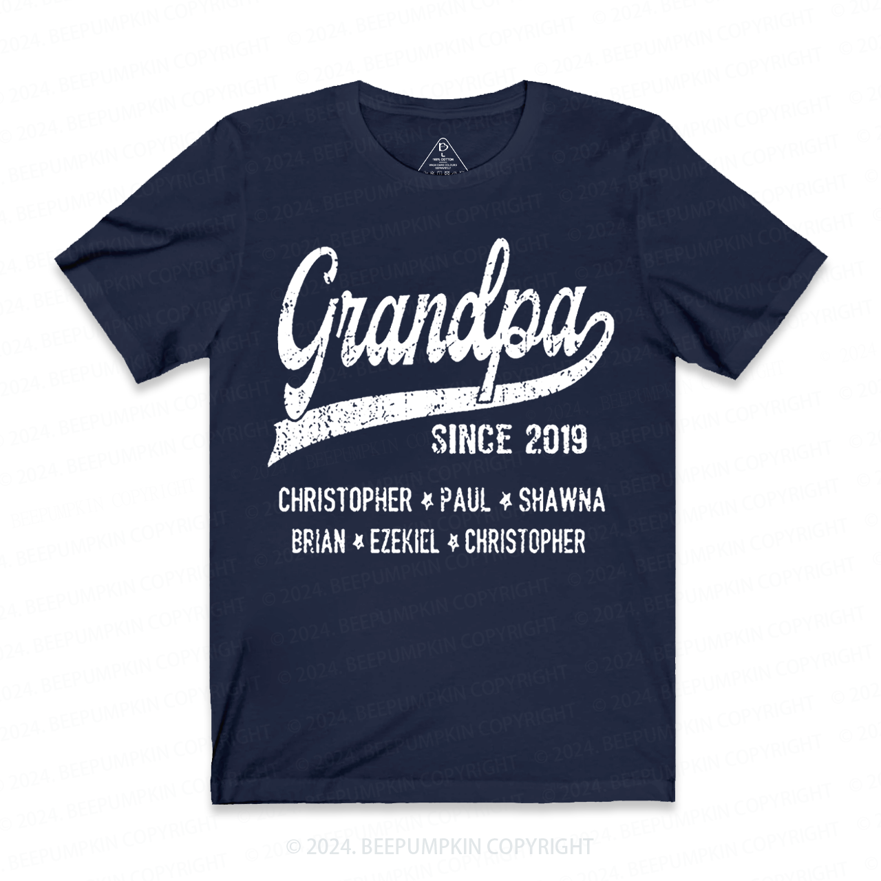 Personalized Grandparents Matching Shirts