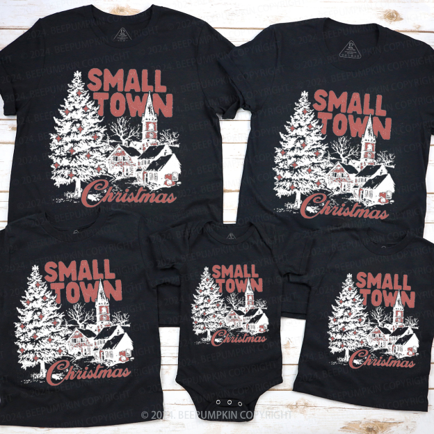 Retro Christmas Matching T-Shirts Beepumpkin