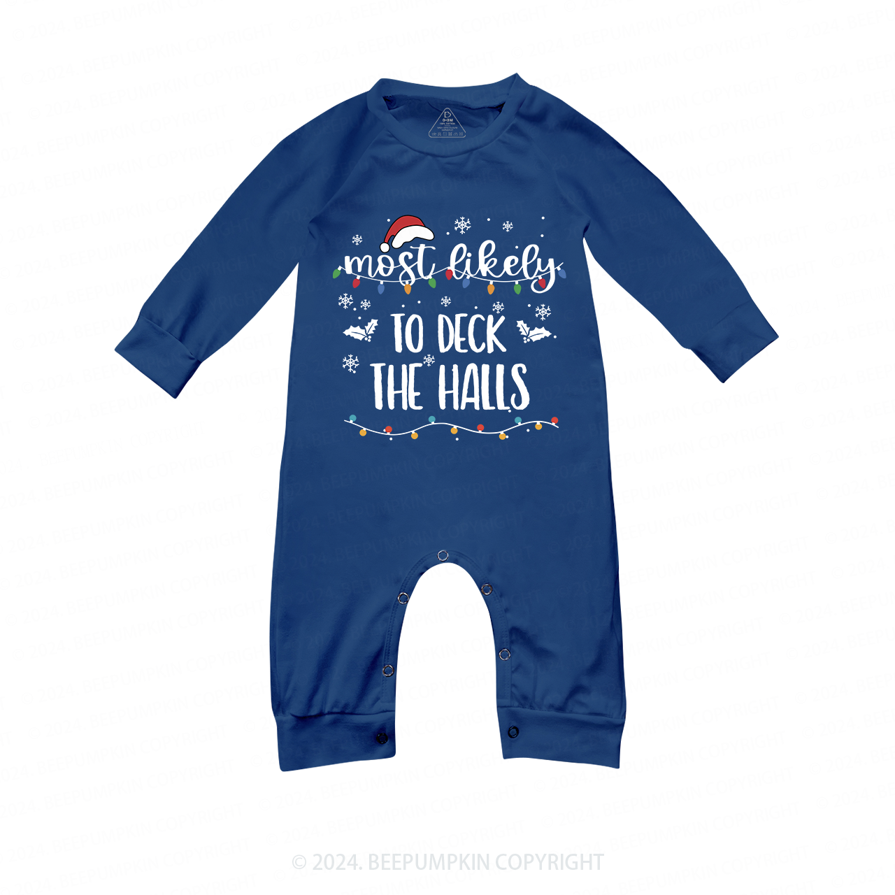 Funny Most Likely To Christmas  Family Matching Blue Pajamas Beepumpkin